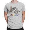 Jimothy Raccoon Unisexs T Shirt Funny Tee Shirt Short Sleeve Round Neck Tshirt Pure Cotton Printed Clothing
