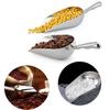 Алюминиевый металлический совок с круглым дном, совок для льда, сахара, сладких блюд, кухня, дом