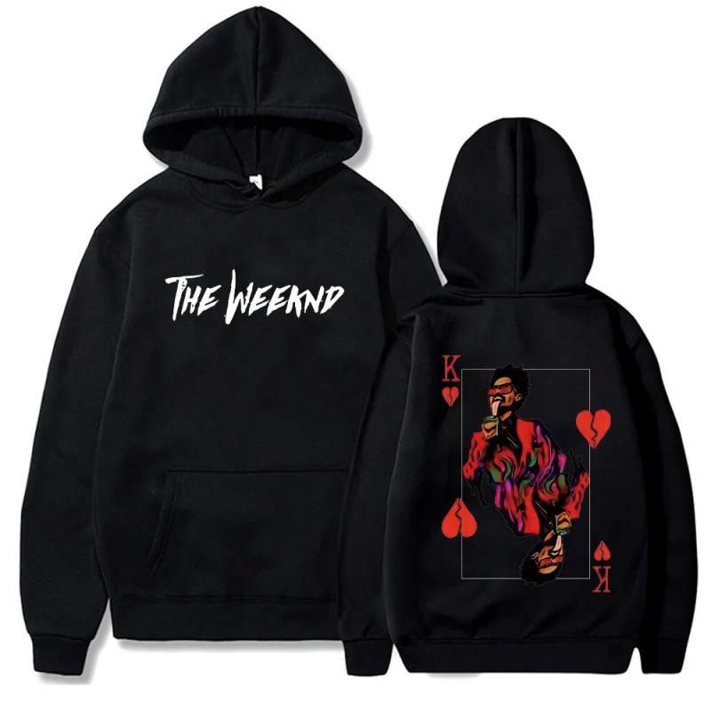 Худи The Weeknd Повседневные Оверсайз С длинным рукавом