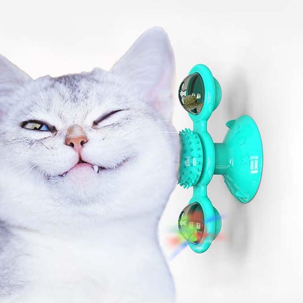 Kitten Puppy Pet Training Toy Interactive Rotatable Plaything for Cat  Pet Training