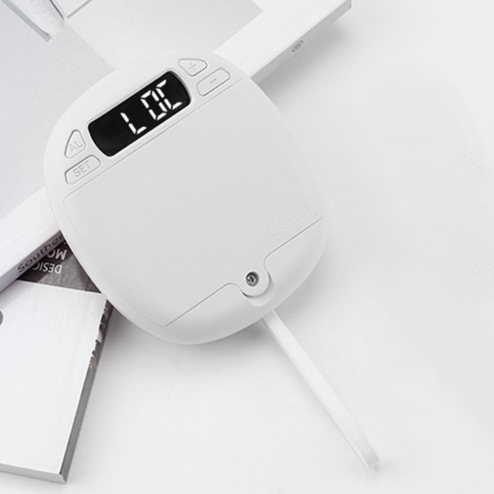 Мощный будильник с 2 режимами вибрации, цифровой будильник, симпатичный, многофункциональный, для людей с нарушением слуха и глухих