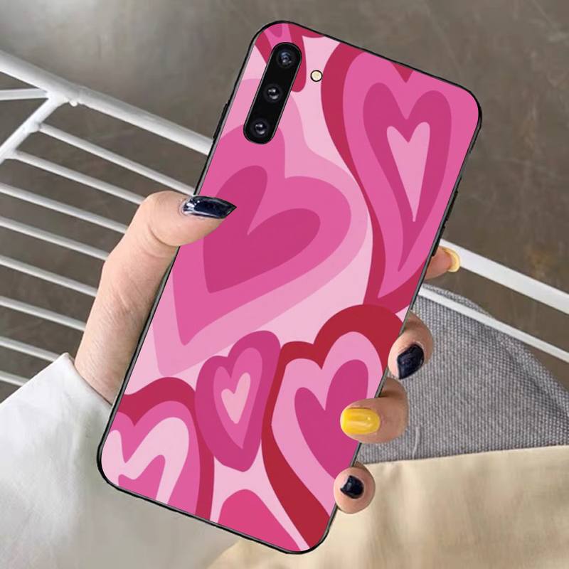 Чехол для телефона с сердечком для Samsung Note 5 7 8 9 10 20 pro plus lite ultra A21 12 72