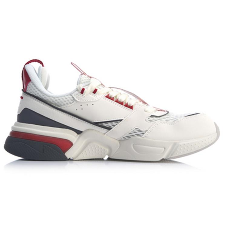Li Ning Journey Износостойкие Дышащие Низкие Спортивные Повседневные Кроссовки Мужские Туманно-Белые AGCP061-2