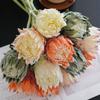 Большой размер Искусственный цветок Многоцветный Реалистичный Цветок Королевская Протея DIY Бархатистый Искусственный Цветок Артишока Украшение для дома