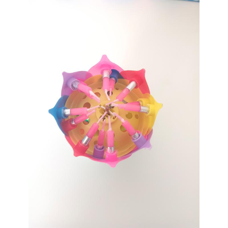 Baking Birthday Cake Candles Plated Gold Stars Love Heart Candle Creative Romantic Party Plug-in Decoration Candles