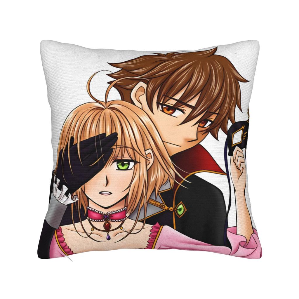Tsubasa Sakura Syaoran Pillow Case Graphic Pillow Cover Funny Pillowcases For Office Car Home Decor
