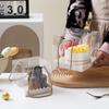 Утолщенная прямоугольная коробка для торта из ПЭТ, прозрачный кейс для упаковки десертов, ручные коробки для печенья и десертов, 10 шт., пустая коробка без еды, портативная