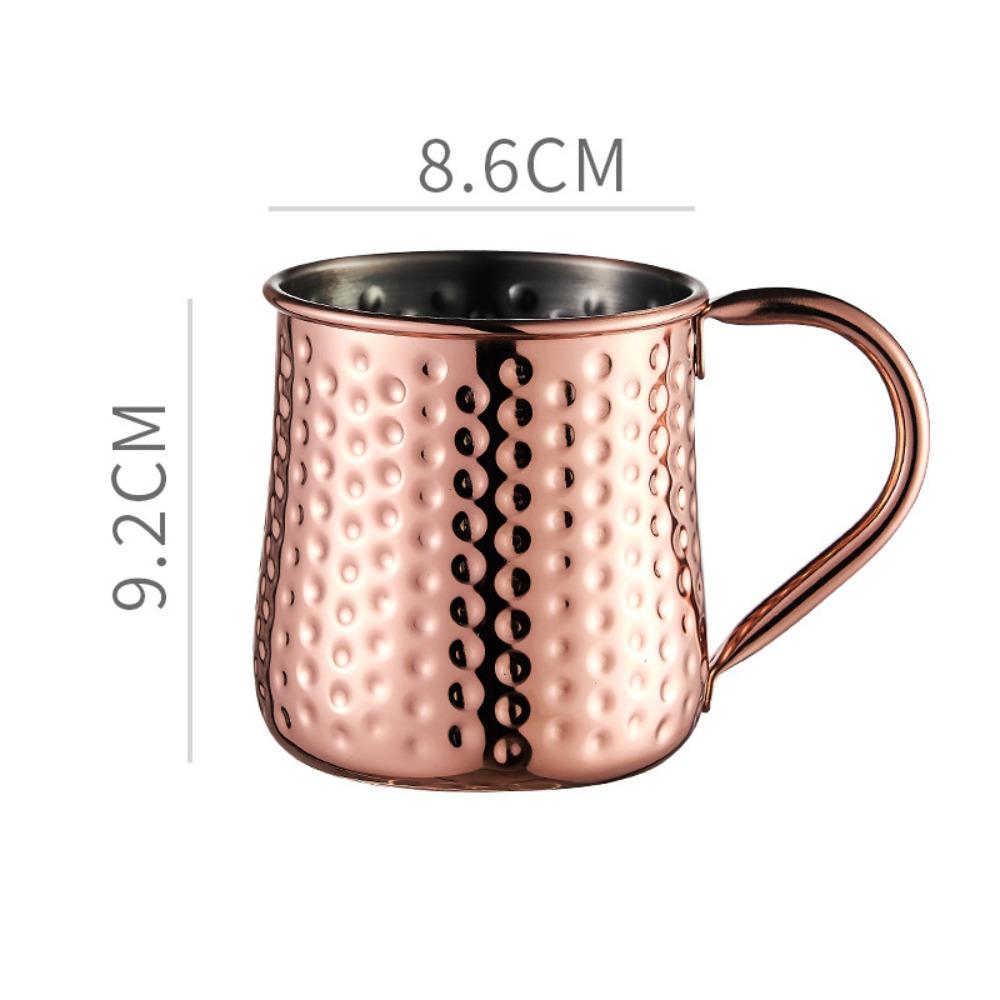 Durable Coppery Beer Mugs 550ml Coffee Cup New Copper Moscow Mule Mug Bar Drinkware