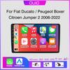 Android-радио для Fiat Ducato Peugeot Boxer Citroen Jumper 2 2006-2022 Автомагнитола Мультимедийный проигрыватель Carplay Auto GPS-навигация