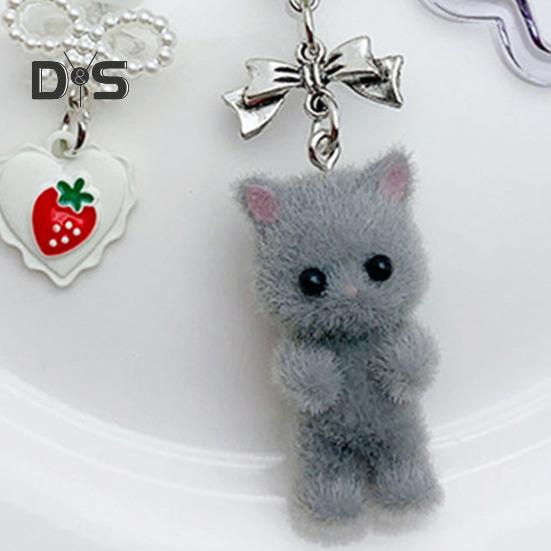 Брелок мультфильм плюшевый кот цветок рыба бант декор сумка на плечо школьная сумка украшение подвеска на день рождения подарок на день святого валентина