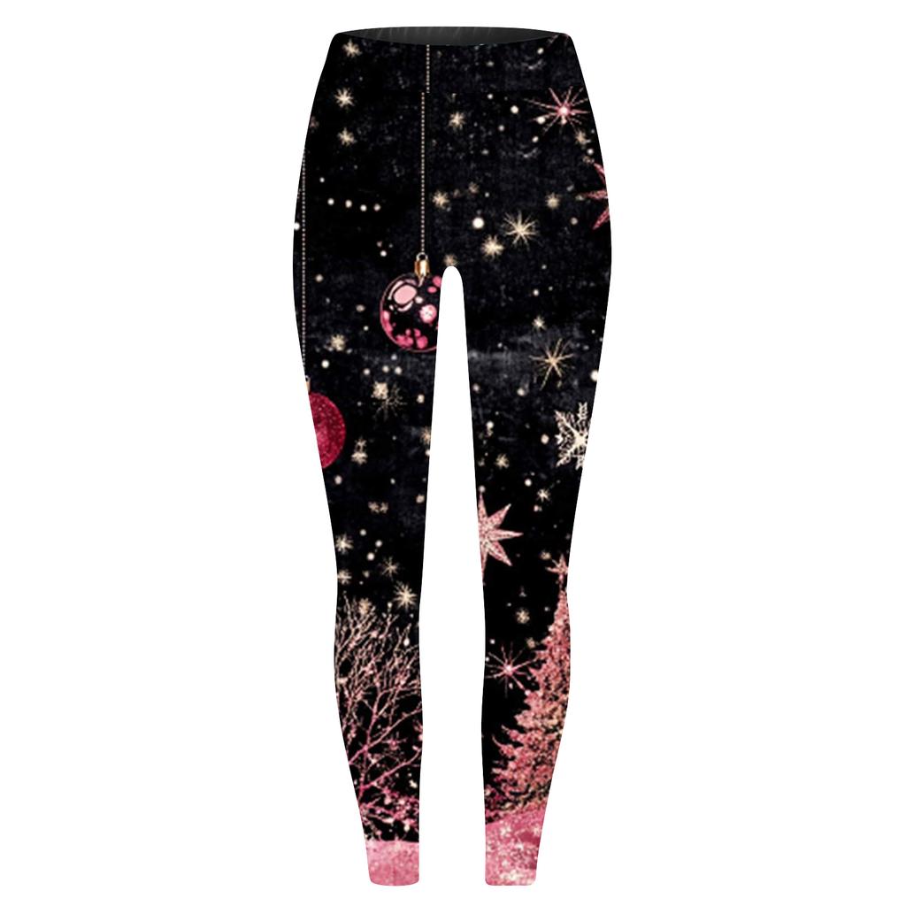 Женские повседневные модные уличные брюки для йоги с принтом на Хэллоуин, облегающие эластичные укороченные брюки