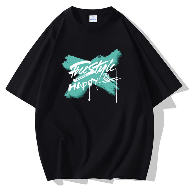 INS Fashion Man футболка свободного покроя с короткими рукавами из 100% хлопка, повседневная футболка, размер S-5XL