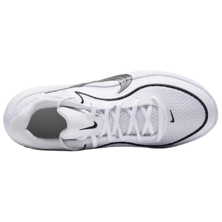 Nike Прецизионные 8 износостойкие дышащие низкие мужские баскетбольные кроссовки Белые Черные IH1104-100