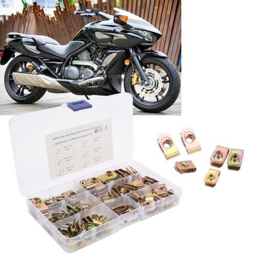 U-shaped Clip Nuts, U-Nuts, Speed ??Fasteners, U-Nut Clamp Set, M4, M5, M6, M8, Stainless Steel, Anti-Slip, Fastening Parts, General Purpose, Set of 6