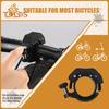 Bicycle Bell with Washers Wrench Lightweight 85dB Crisp Loud Sound Universal MTB Road Mountain Folding Bicycle Handlebar Alarm Bell Bike Accessories
