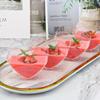 10Pcs Mini Mousse Cup Disposable Tiramisu Cup Heart Shaped Dessert Cup  Party Buffet
