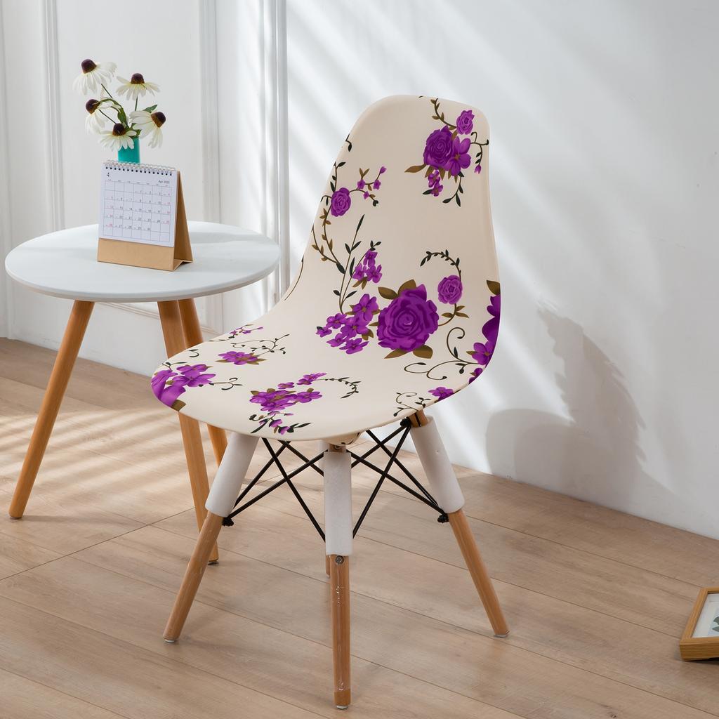1 шт. Роскошный эластичный волокнистый чехол для стула Eames, противообрастающий съемный чехол для стула для свадьбы, столовой
