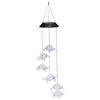 Solar Turtles Hanging Lamp Wind Chime Pendant Light IP44 Mixcolor Slow Flashing