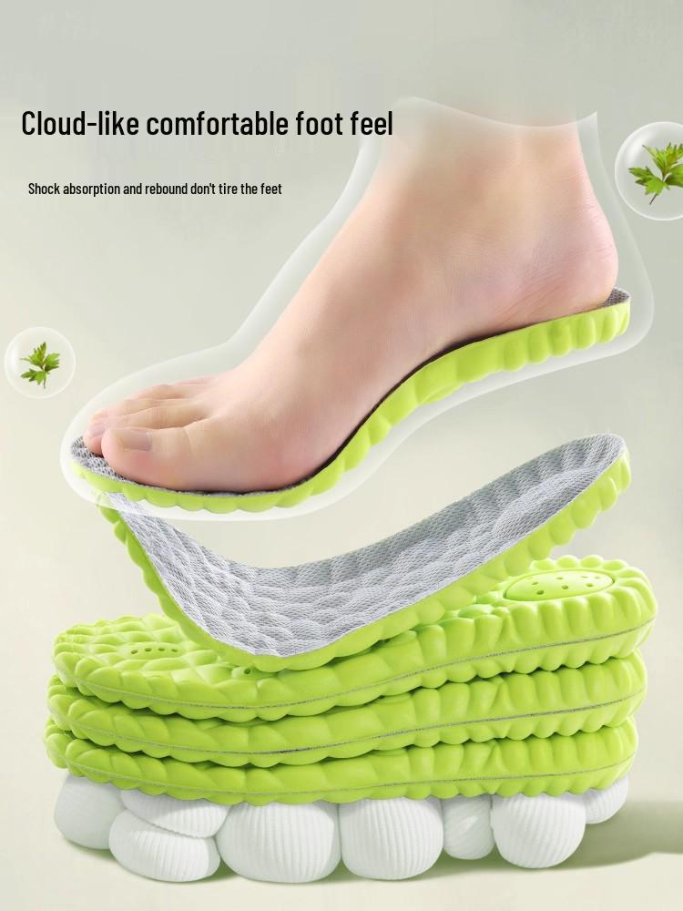 Стельки для комфорта при ходьбе: Толстые, Амортизирующие, Супермягкие для Длительного Стояния и Спортивных Занятий для Мужчин и Женщин