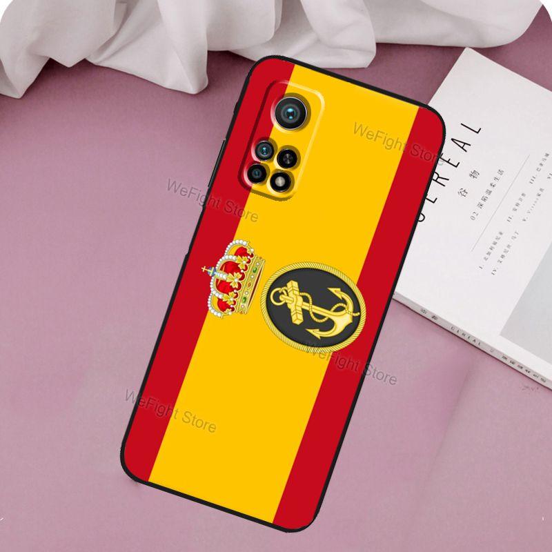 Spanish Passport Flag Case For POCO X3 Pro M3 M4 X3 GT F3 Phone Cover For Xiaomi 10T 11T Pro Mi 11 Lite