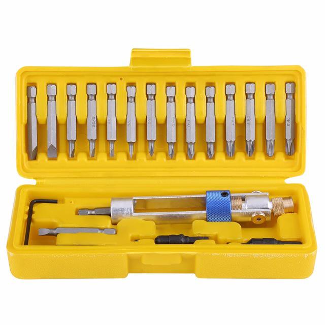 Huang Xiaochao 20-piece Set of High-speed Steel Countersunk Head Drill Bit Screwdriver Conversion