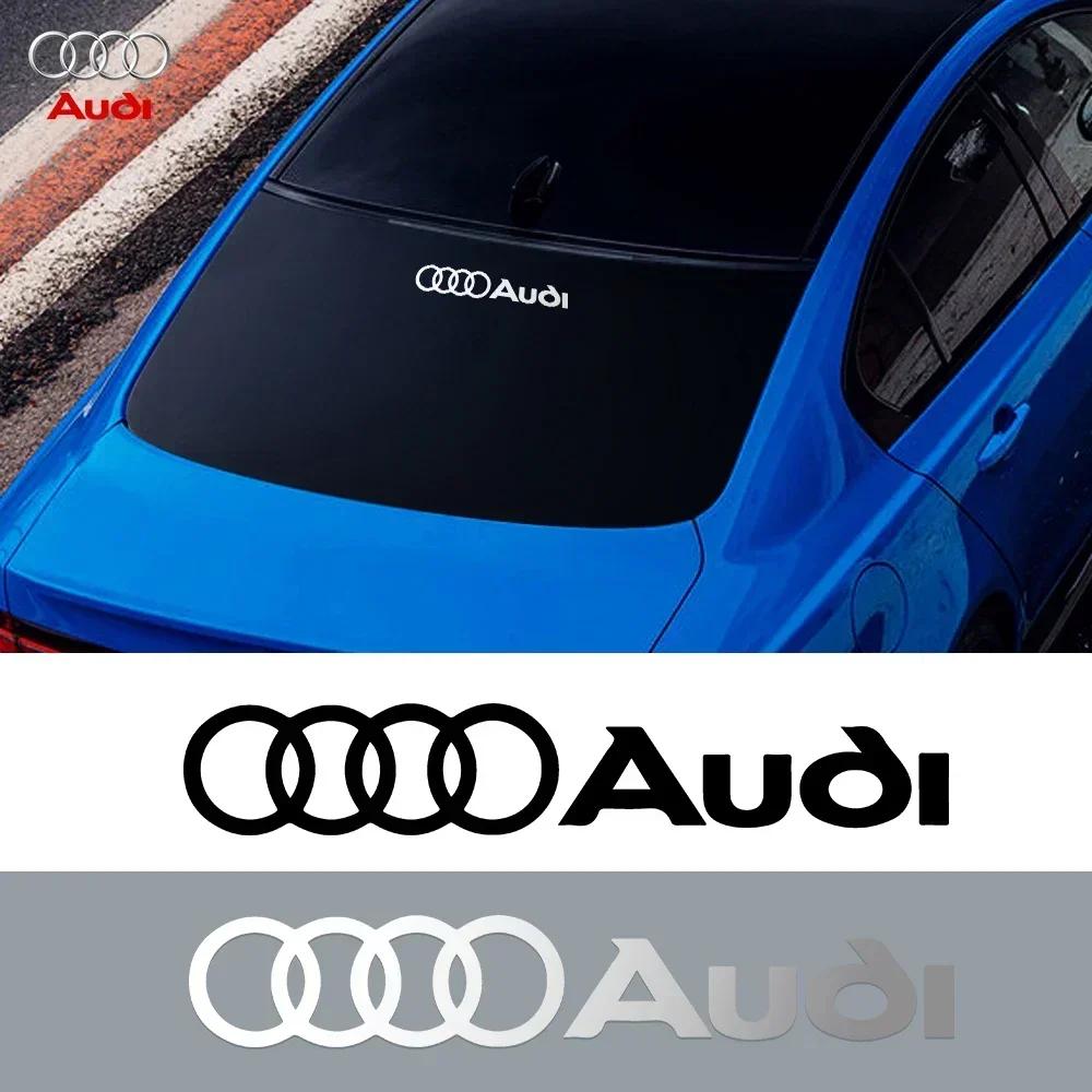 Car Styling Body Door Window Decoration Sticker For qwe12 Sline quattro A1 A2 A3 A4 A5 A6 A7 A8 8P B6 B7 B8 Q3 Q5 Q7 RS S1 S2 S3