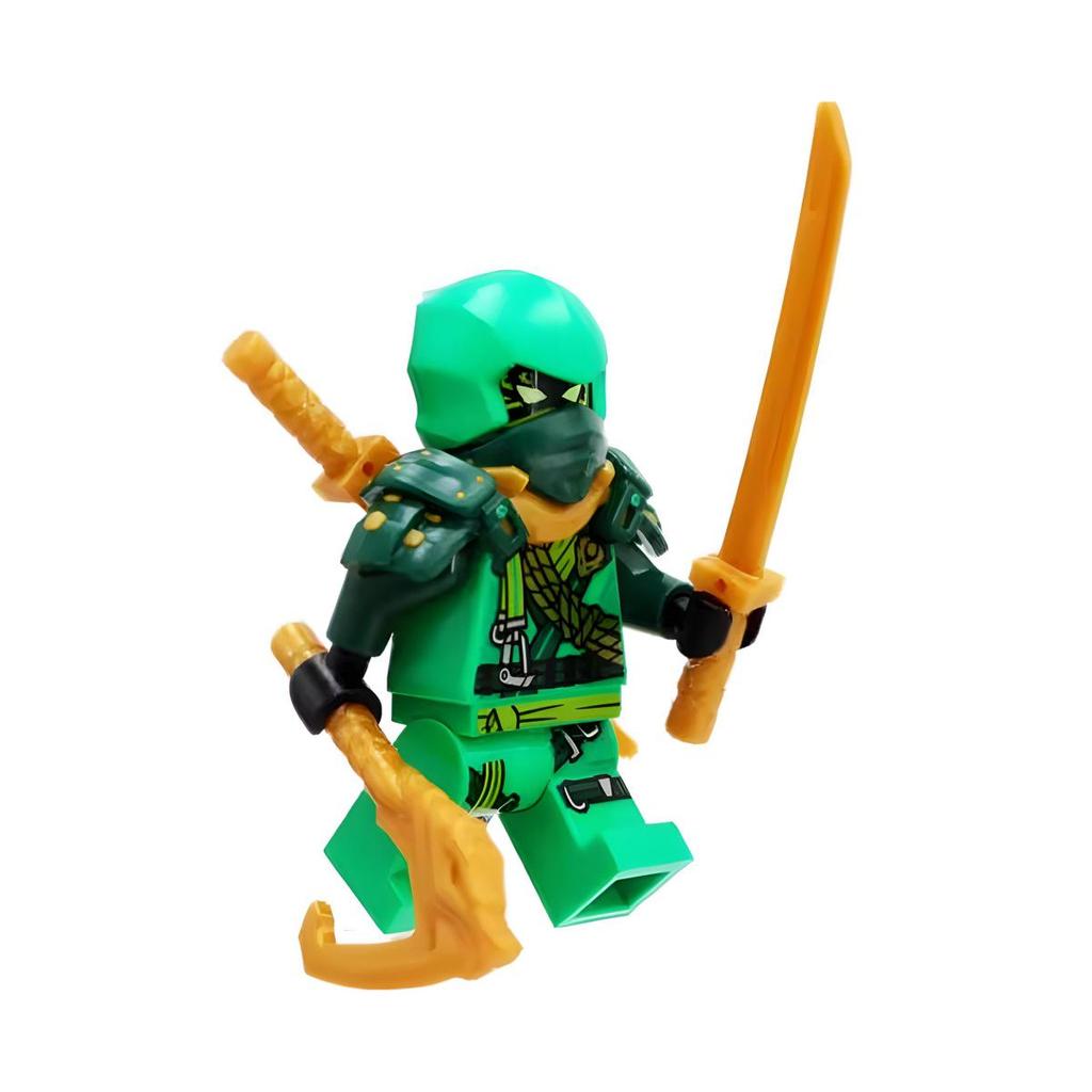 Набор для сборки минифигурки Фантома Ниндзя: Двусторонний Джей и Ллойд, совместимый с Лего Кай