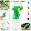 Battery Operated Water Spray Fan Plastic Portable Mist Fan New Handheld Misting Fan  Beach Camping