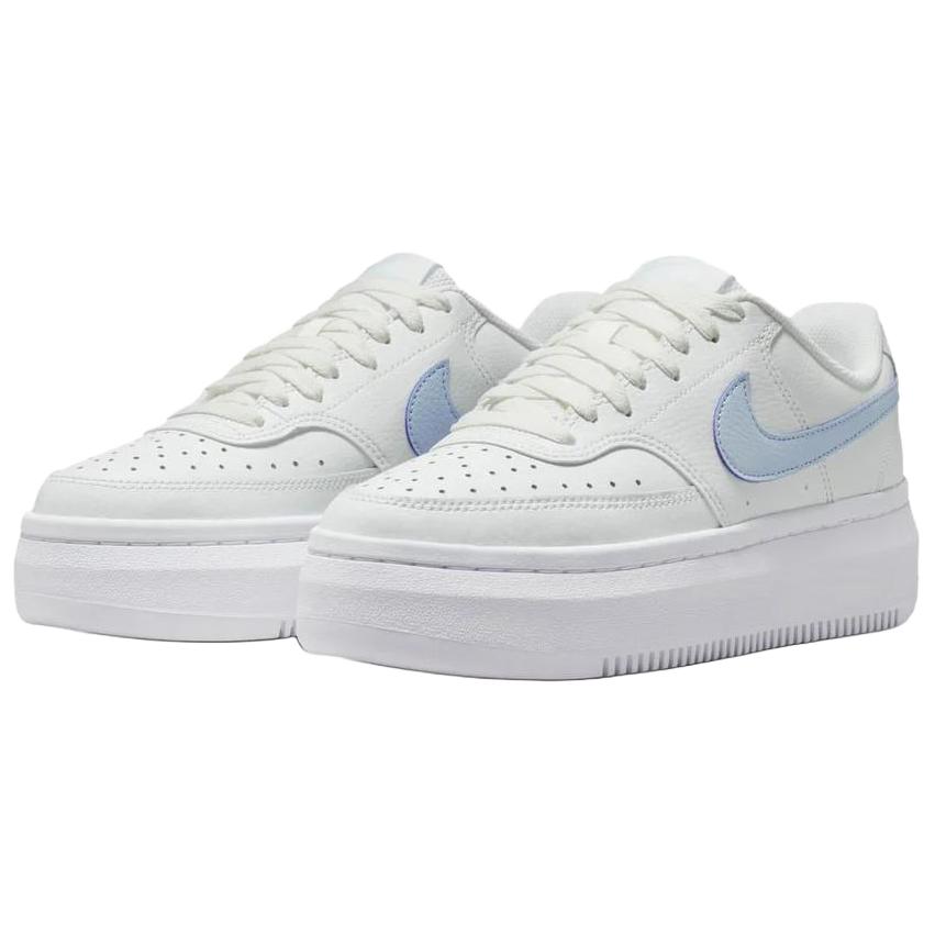 Nike Court Vision Alta Удобные Прочные Дышащие Низкие Кроссовки Женские кроссовки Белый Синий DM0113-106