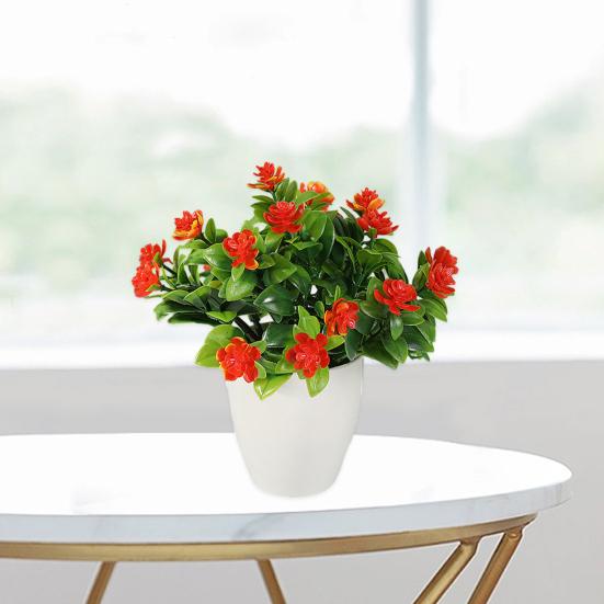 Привлекательный бонсай из искусственной розы, легкий уход, яркий внешний вид, украшение