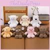 Dogs Cute Pigs Rabbits Animal Plush Dolls With Pp Cotton For Kids Birthday Gift