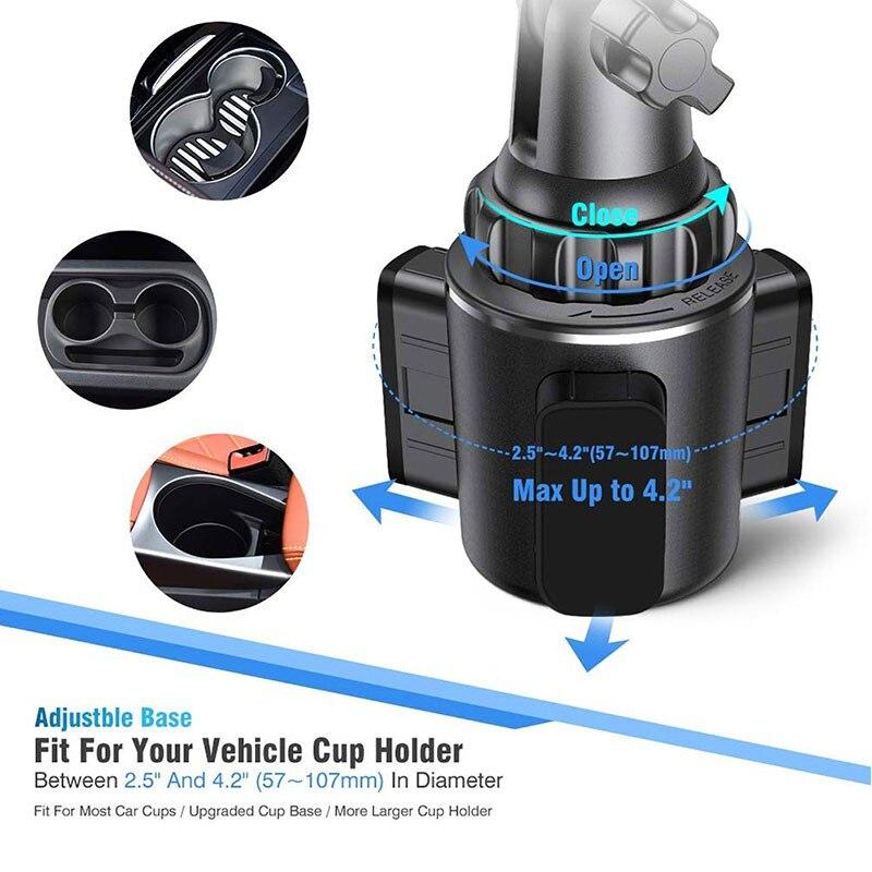 Mobile Phone Accessories Universal Cup Mount Holder for Car Adjustable Smartphone