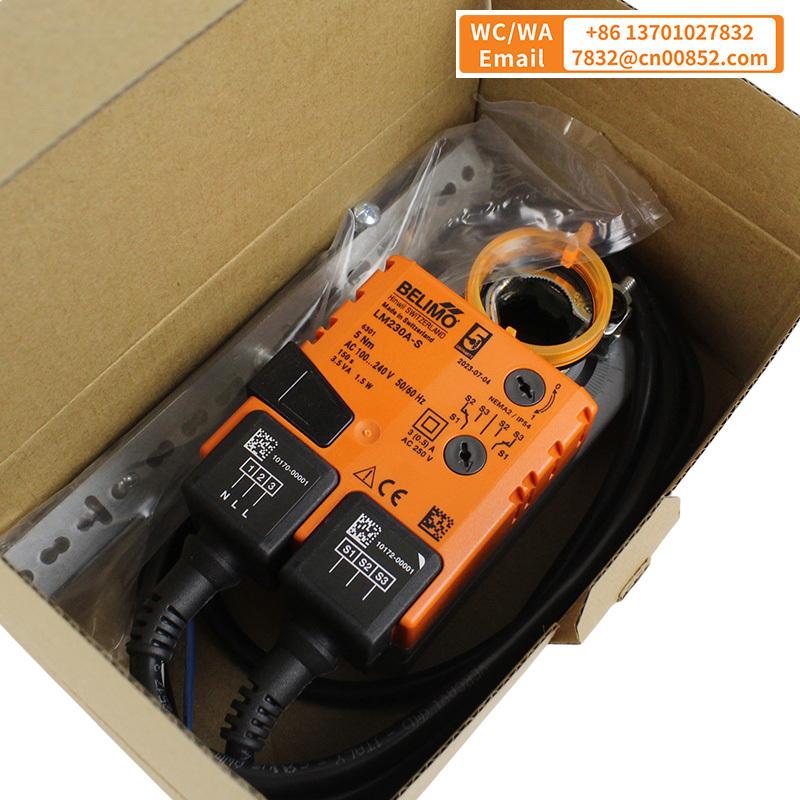 LM230A-S Belimo HAVC Ventilation Damper Actuator for adjusting dampers in building installations 5Nm AC 100...240 V Original