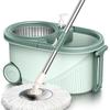Hands-Free Double-Drive Rotating Mop with Hand-Press Bucket