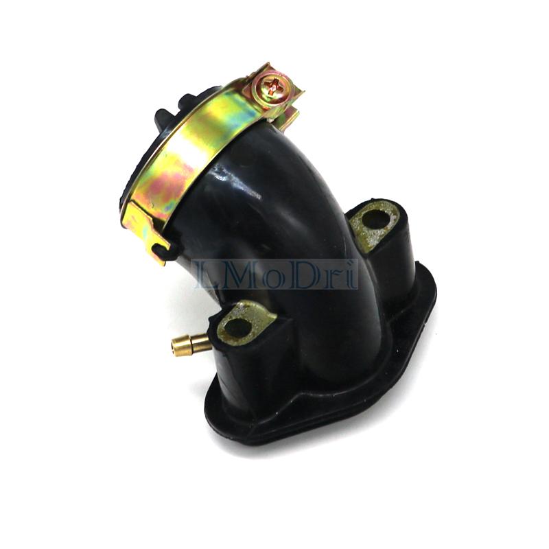 LMoDri Мотоциклетная впускная труба Мопед Скутер GY6 50-80cc Карбюратор впускного коллектора