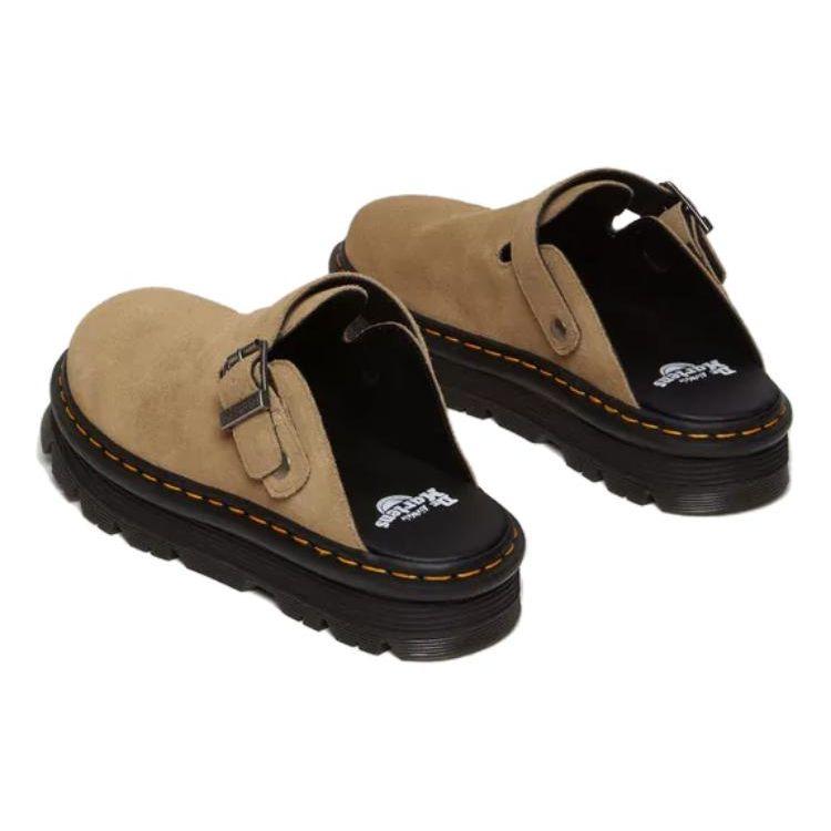 Доктор. Martens Zebzag Suede Casual Slingback Platform Mule Savannah Tan Unisex Sneakers 31737439