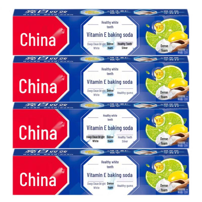 Зубная паста Zhonghua Healthy White с витамином Е и пищевой содой (4-Pack)