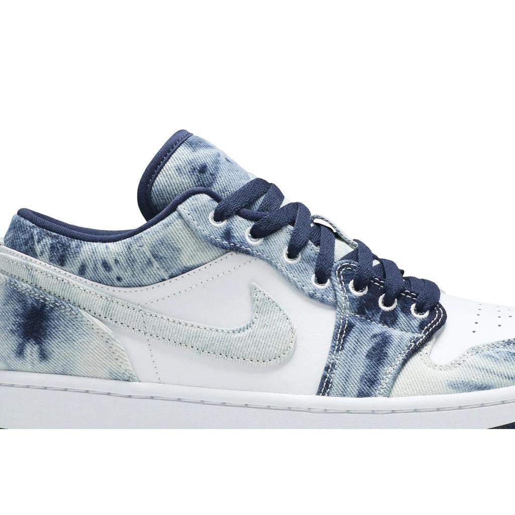 Air Jordan 1 Low SE 'Washed Denim' (Unisex) Washed Blue / White / Blue Vintage Basketball Shoes CZ8455 100