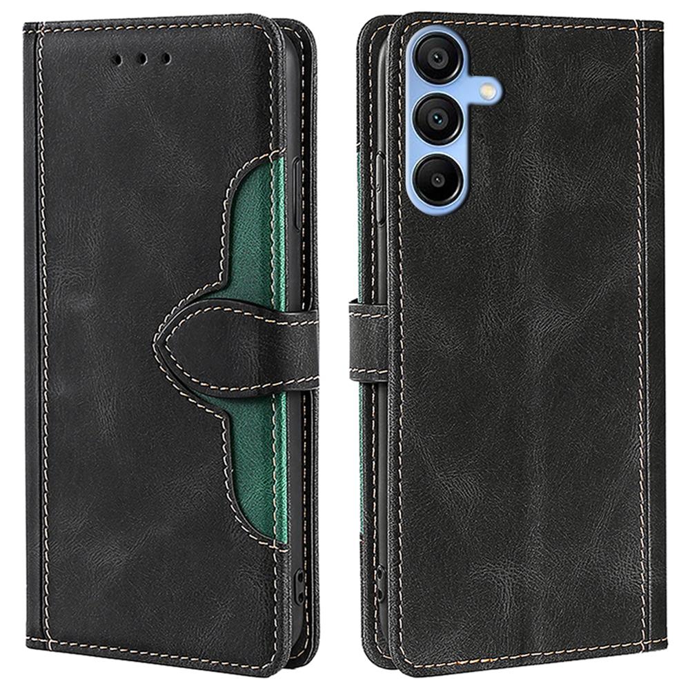 Чехол для Samsung Galaxy A15 4G/A15 5G, дизайн «Соломенная шляпа», PU кожа, подставка, кошелек, чехол для мобильного телефона