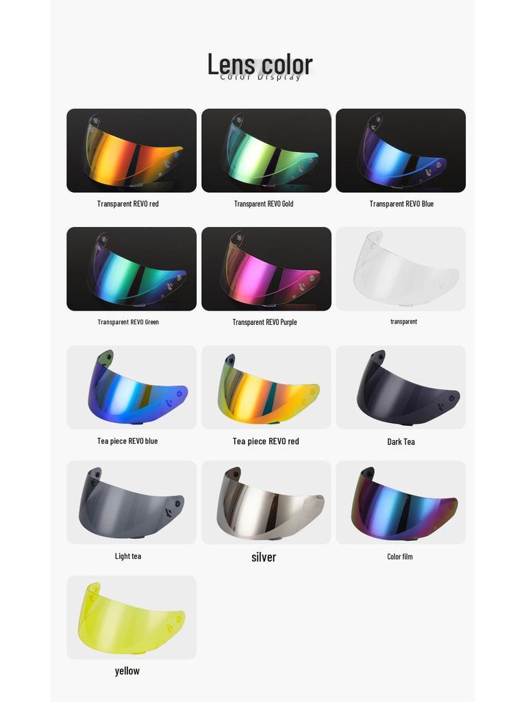 Motorcycle Helmet Visor for FF352/384/351/369/802 Models