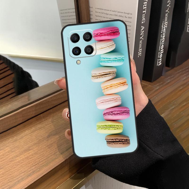 Десертное Мороженое Макарон Фуд Кейс Для Samsung Galaxy M56 M06 M16 M36 M52 M32 M12 M54 M34 M14 M35 M55 M15 M11 M31 M13 M53