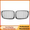 Chrome Car Front Bumper Kidney Grille For BMW E39 M5 5 Series 525i 528i 530i 1997-2004 1Pair Front Bumper Racing Grills