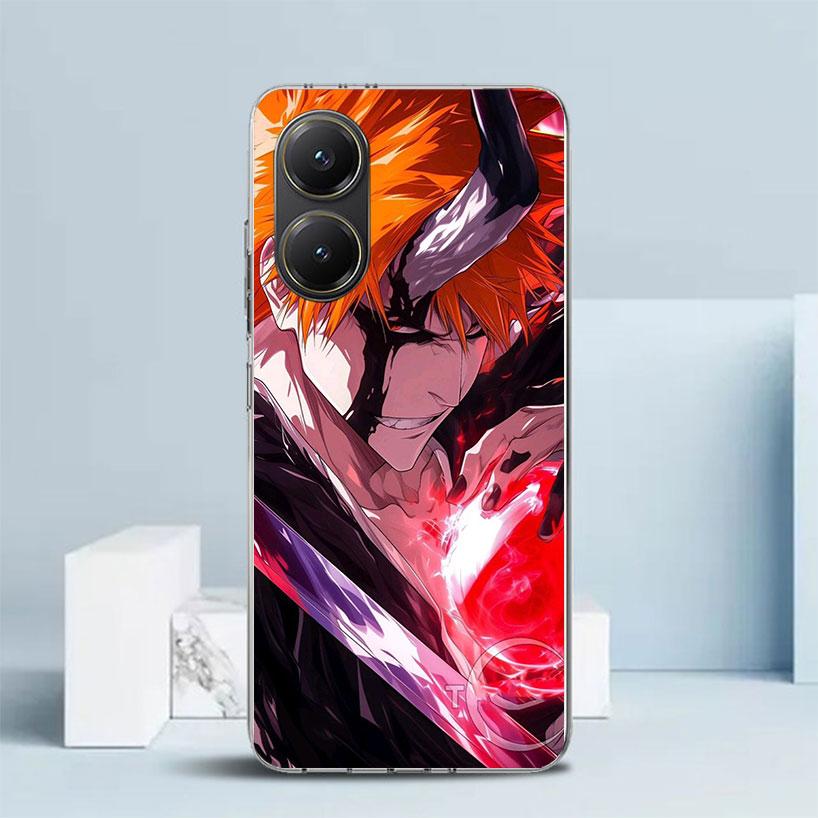 Чехол для телефона Kurosaki Ichigo Bleach для Xiaomi Poco F7 Ultra X5 X6 X7 Pro M7 Redmi 15C 15 13C 13 12C 12 10C 10 10A 9 9C 9A 9T