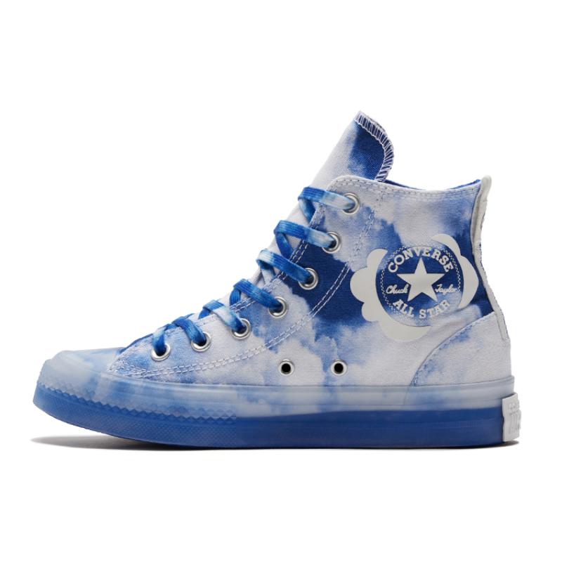 Converse Chuck Taylor All Star Сине-белые Удобные и Универсальные Эспадрильи Хайтопы Унисекс Сине-белые