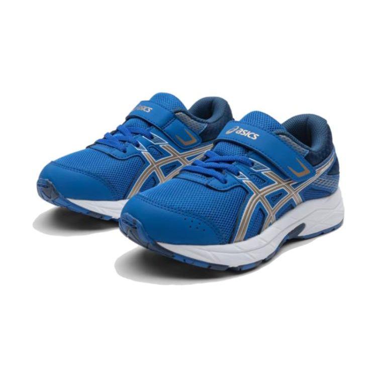Asics Kids Contend Running Shoes Comfortable Lightweight Stable Daily Outdoor Sports Kids Sneakers Blue 1014A320-400