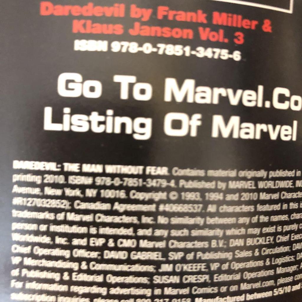 [Б/У] Сорвиголова: Человек без страха Фрэнк Миллер