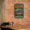 1 Pack Vintage-Inspired Metal Sign with Rusty Distressed Details for Various Wall Displays, 20x30cm or 30x40cm Optional