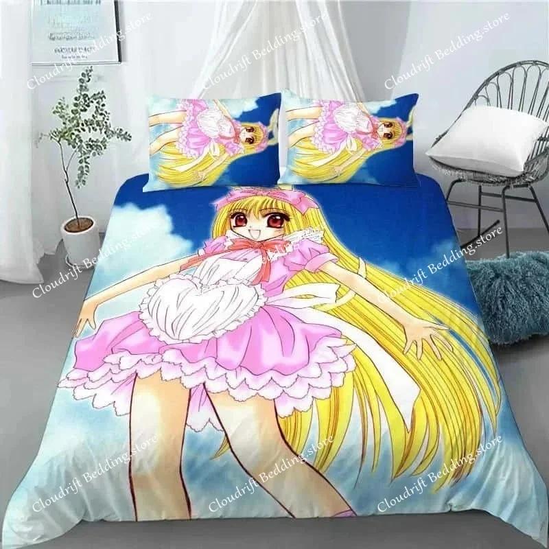 Новый 3D Аниме Каваи Девочки Tokyo.Mew.Mew Постельный Комплект Пододеяльник Постельное Белье Покрывало С Наволочкой Для Ребенка Домашний Текстиль