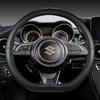 Чехол на руль автомобиля из микрофибры D-образной формы 38 см для Suzuki Swift 2017 2018 Sport Auto Accessories