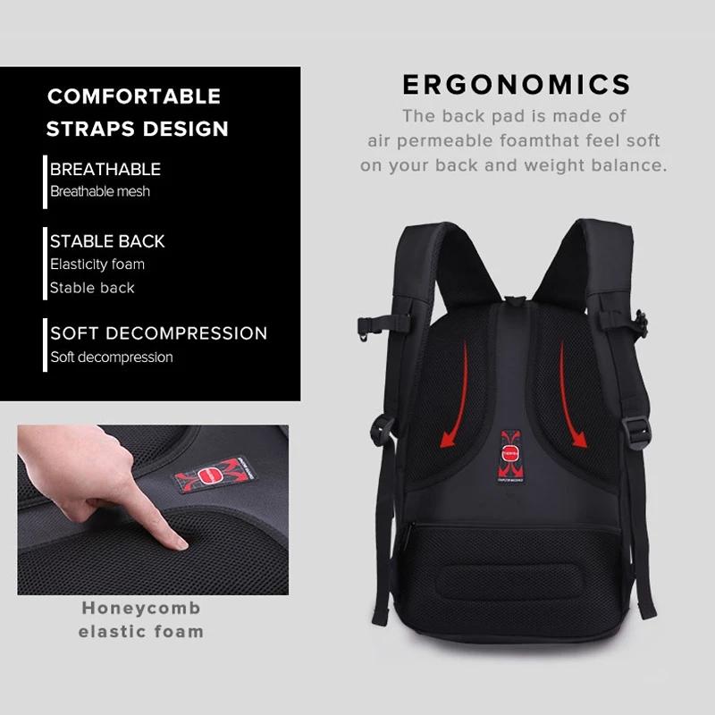 Tigernu Противоугонный рюкзак большой емкости 15,6 17 дюймов для колледжа для ноутбука, мужской рюкзак, женский и женский дорожная сумка